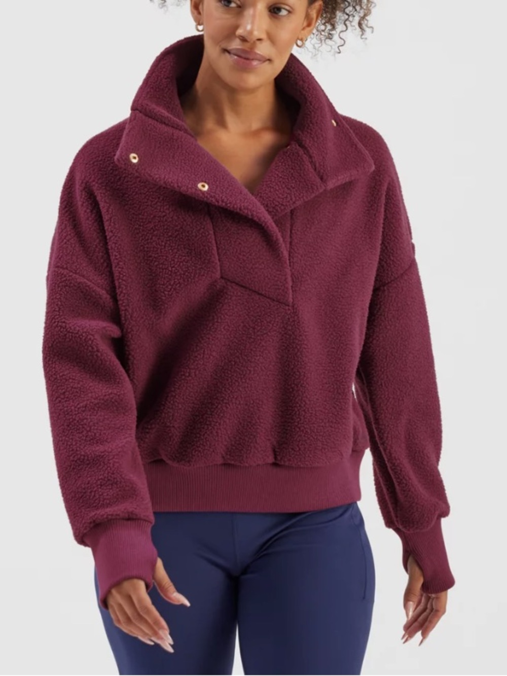 Freely Tracy Pullover in Winetasting